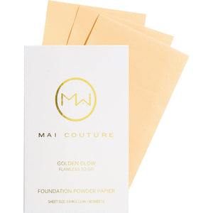 Mai Couture - Foundation Powder Papier Golden Glow
