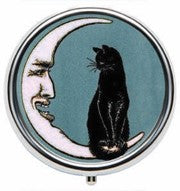 Andrea Garland - Lunar cat, Lip Balm Compact