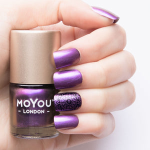 MoYou London - Stamping Nail Lacquer Purple Haze Metallic