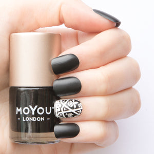 MoYou London - Stamping Nail Lacquer Black Knight