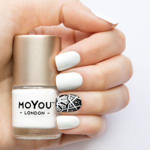 MoYou London - Stamping Nail Lacquer White Knight