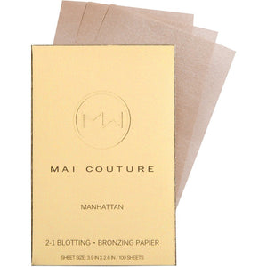 Mai Couture - 2 in 1 Blotting/Bronzing Papier Manhattan