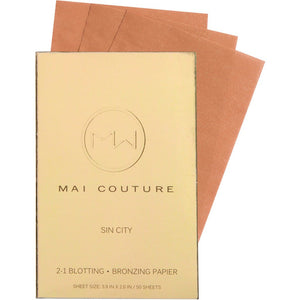 Mai Couture - 2 in 1 Blotting/Bronzing Papier Sin City