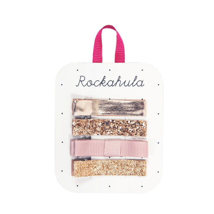 Rockahula Kids - Sparkle Bar Clips Gold
