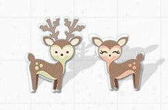 The Gilded Girl - Deer Earrings