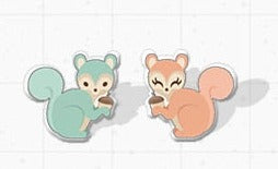 The Gilded Girl - Squirrel Earrings