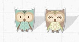The Gilded Girl - Owl Earrings