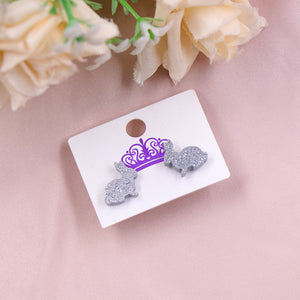 The Gilded Girl - Easter Bunny Glitter Earrings