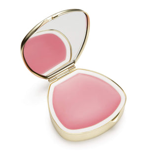 Andrea Garland Art Deco Glitter: Swallows Lip Balm Compact Pink Tint