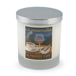 La MontaÃ±a - Alfredo's Cafe Scented Candle with Lid
