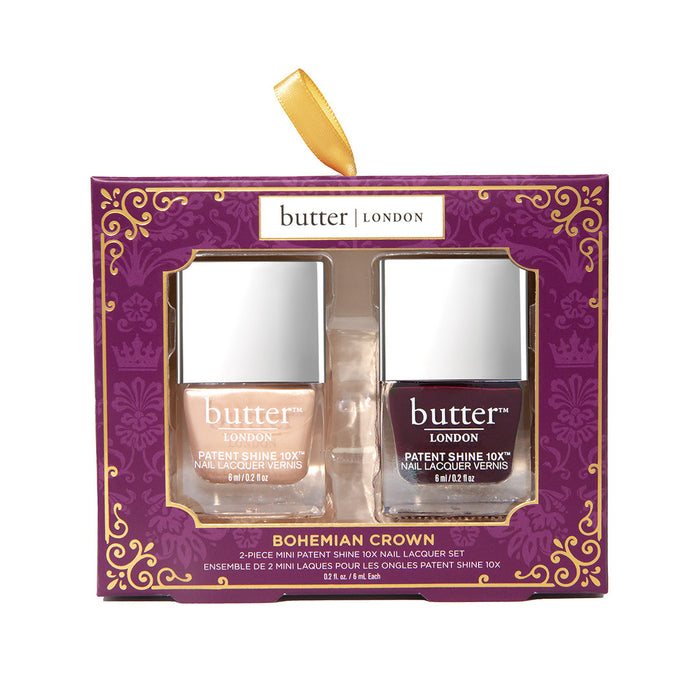 butter LONDON - 2-Piece Mini Patent Shine 10X Nail Lacquer Set