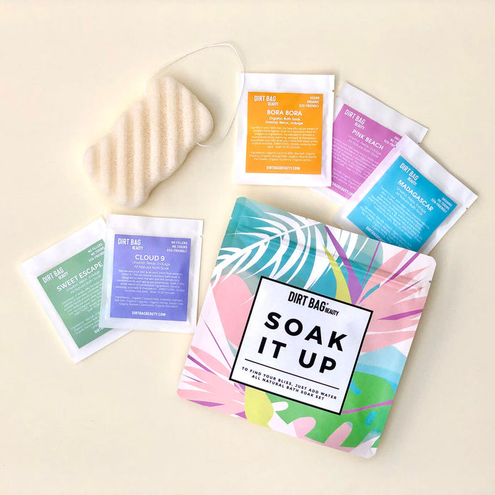 Dirt Bag Beauty - Soak it Up All Natural Bath Soak Gift Set