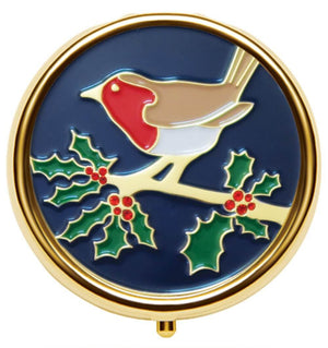 Andrea Garland - Red, Red Robin, Enamel Lip Balm Compact