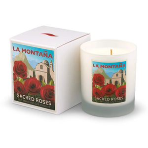 La MontaÃ±a - Sacred Roses Scented Candle Box