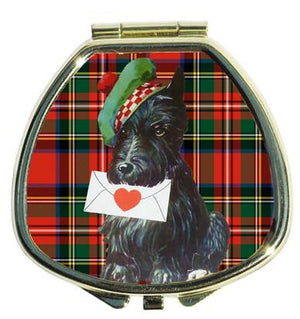 Andrea Garland - Tartan Terrier, Lip Balm Compact